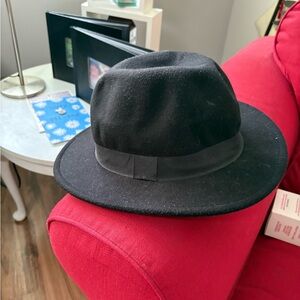 H&M Elegant Black Fedora Hat